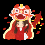 舞狮子出话