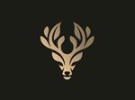 麋鹿树叶logo