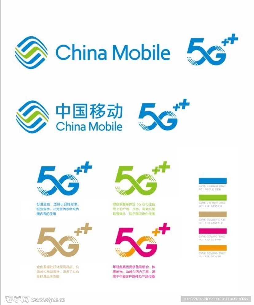 移动5g vi使用标准