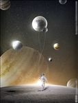 创意地球星空