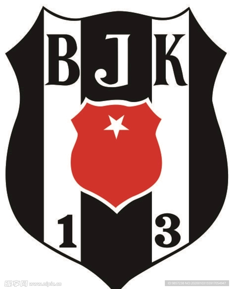 BJK1903盾牌标 队标