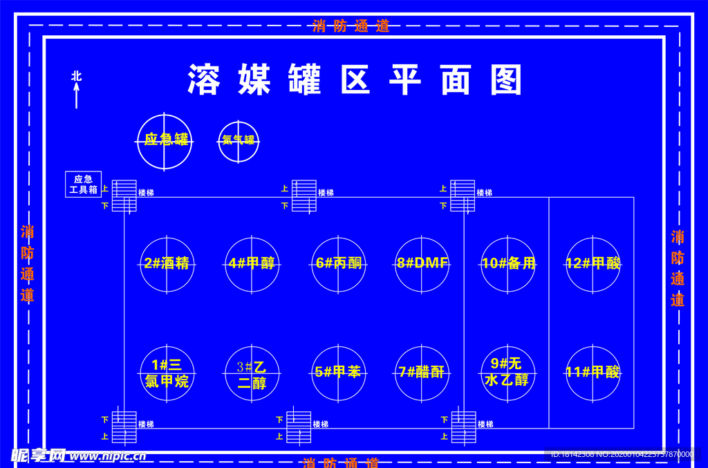 罐区平面图