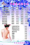 养生价目表