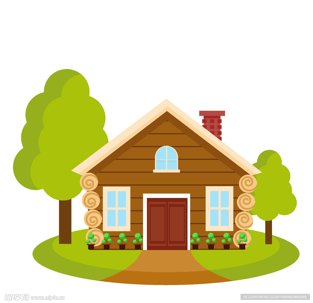 卡通房子