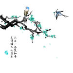 手绘花草 牡丹花园 元素素材