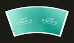纸杯平面图