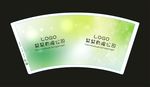 纸杯平面图