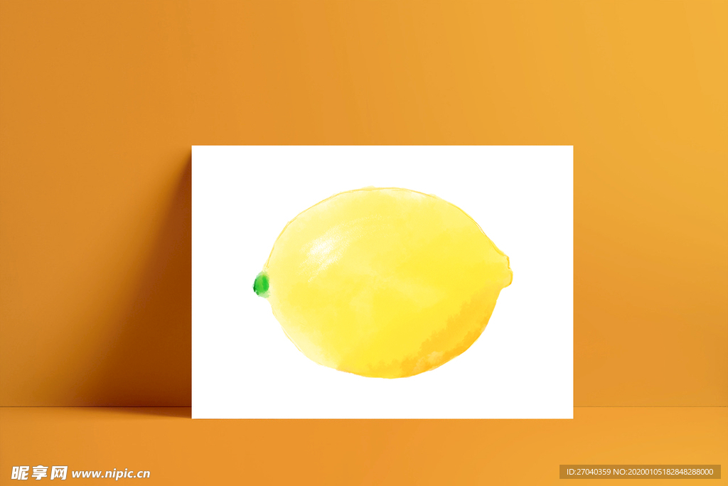 柠檬插画设计素材