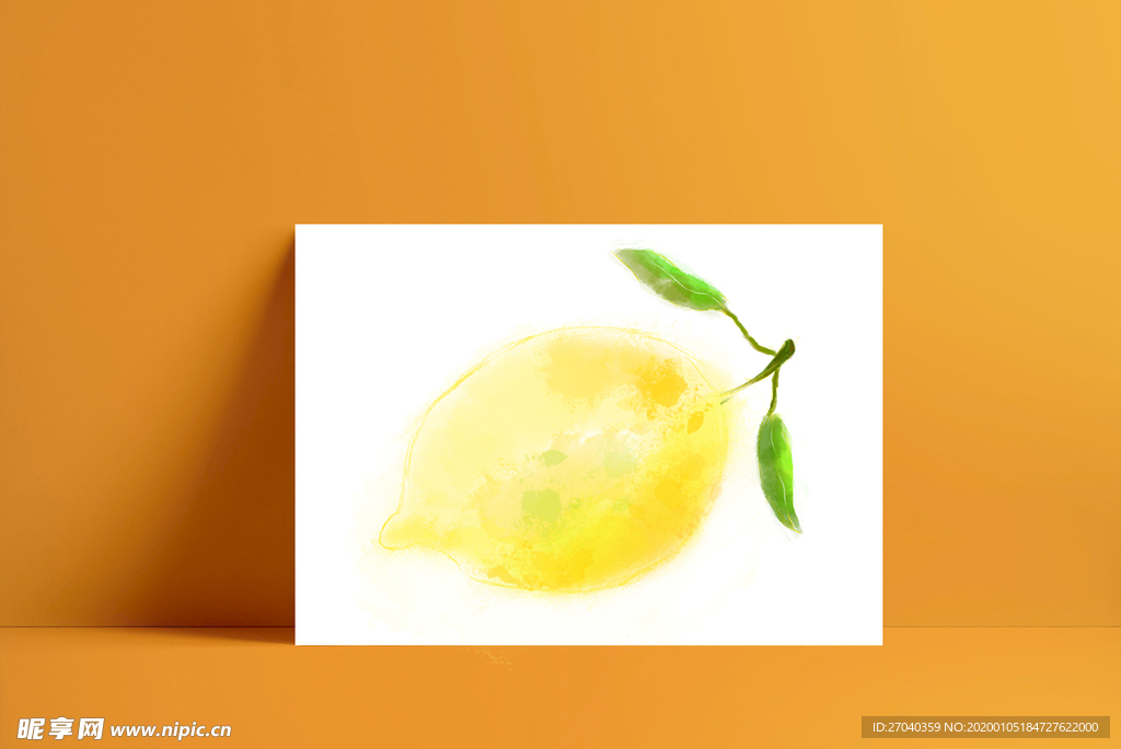 柠檬插画素材