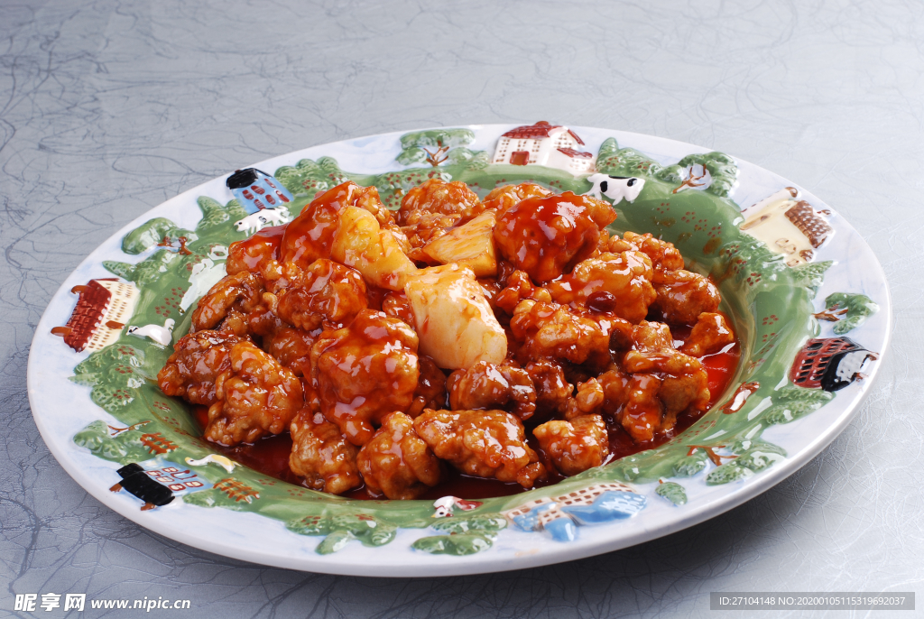 香菠咕噜肉