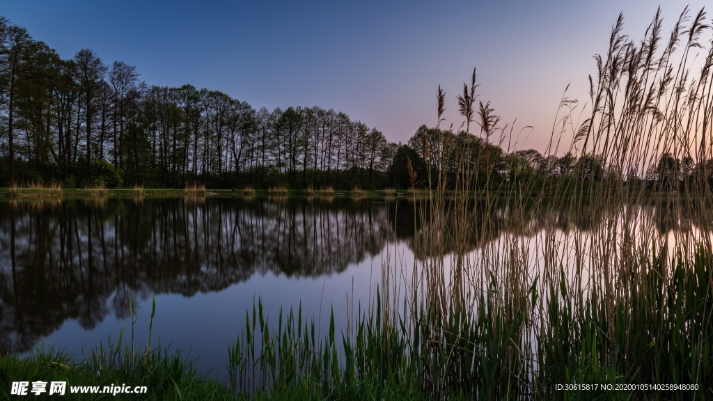 湖景