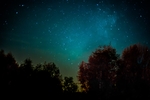 星空树影