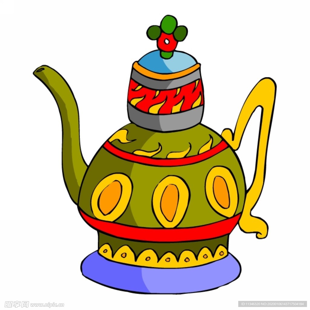 卡通茶壶