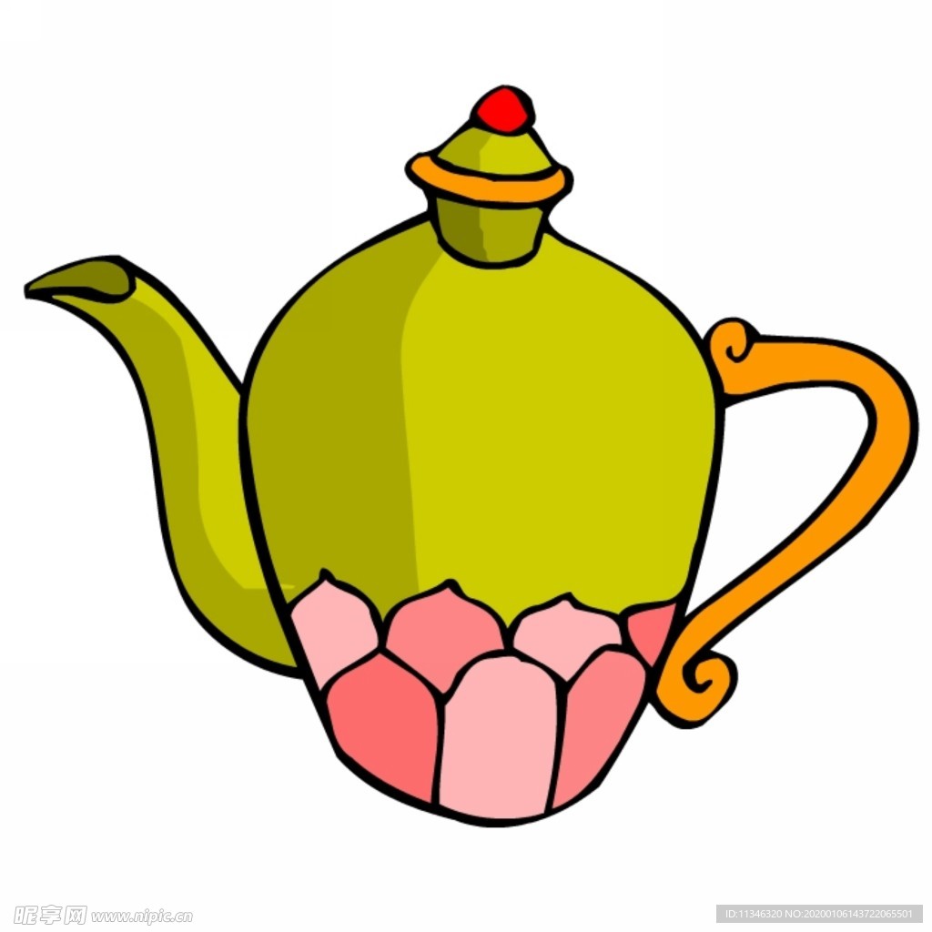 卡通茶壶