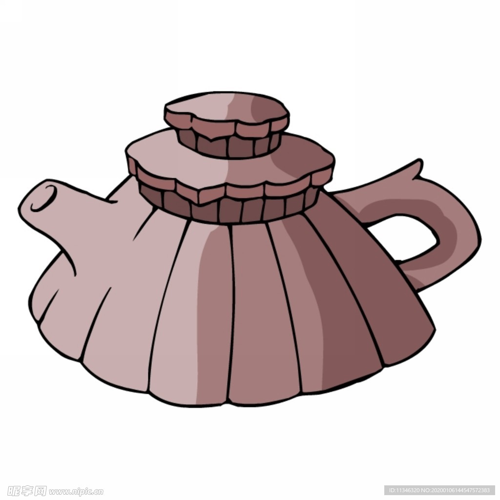 卡通茶壶图片素材-编号35971523-图行天下