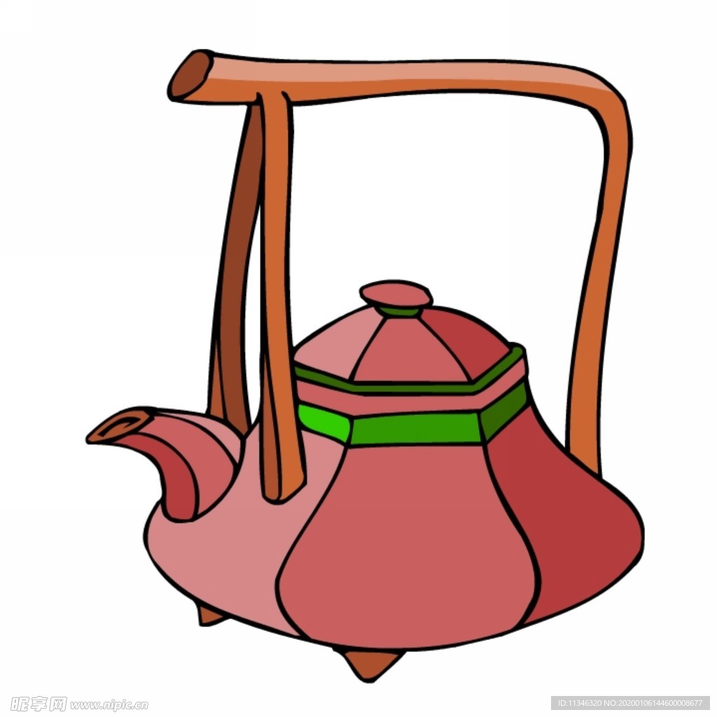 卡通茶壶