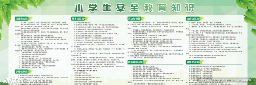 安全教育宣传栏