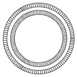 简笔绘画圆圈图案