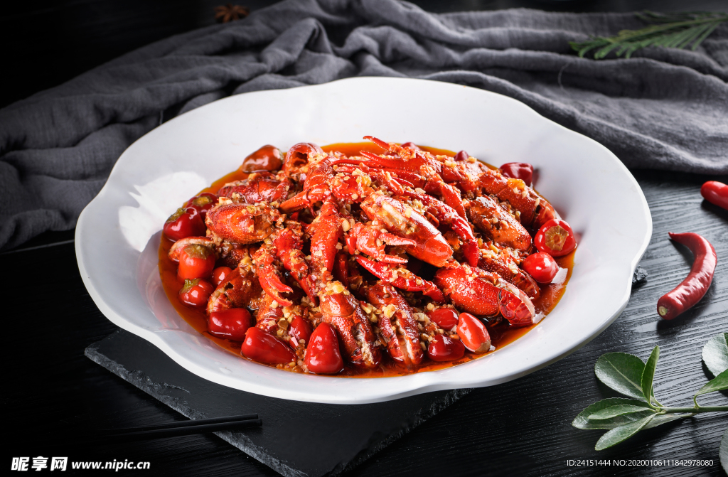 麻辣小龙虾美食