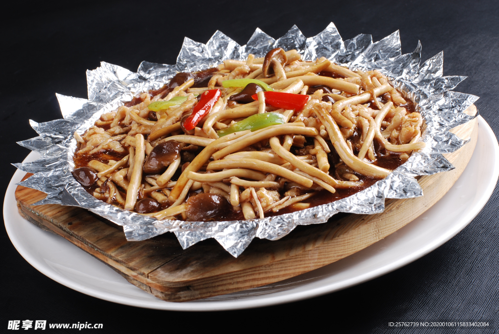 板鸡汁茶树菇