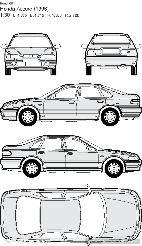 手绘轿车