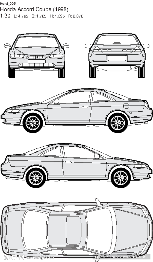 手绘轿车