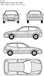 手绘轿车