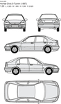 手绘轿车