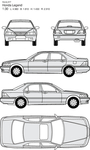 手绘轿车