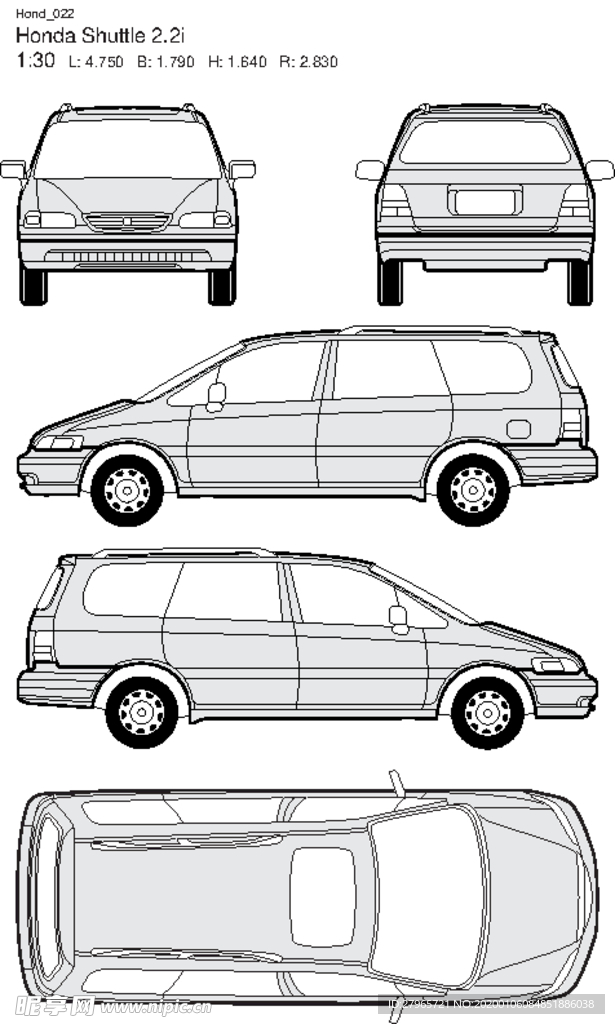 手绘轿车