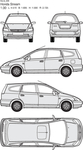 手绘轿车