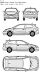 手绘轿车