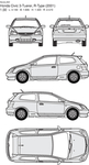 手绘轿车