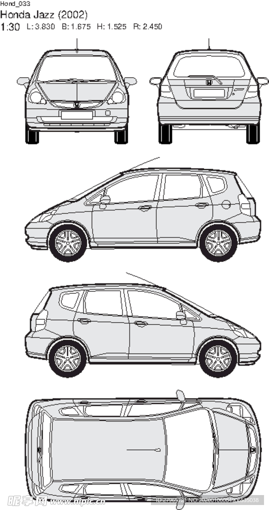 手绘轿车