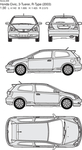 手绘轿车