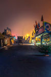 游乐场夜景