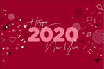 简约大气2020背景