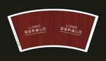 纸杯平面图