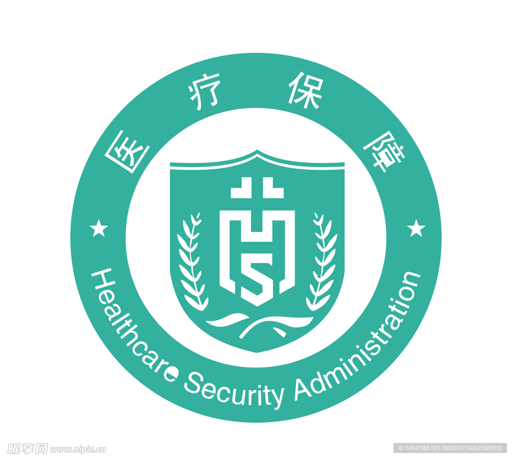 医保标志设计图__广告设计_广告设计_设计图库_昵图网
