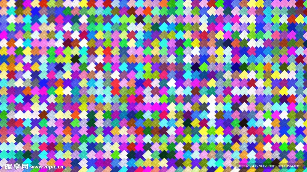 彩色几何抽象色块背景