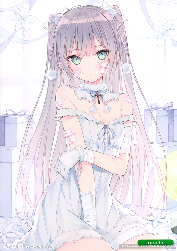彩色人物动漫插画背景