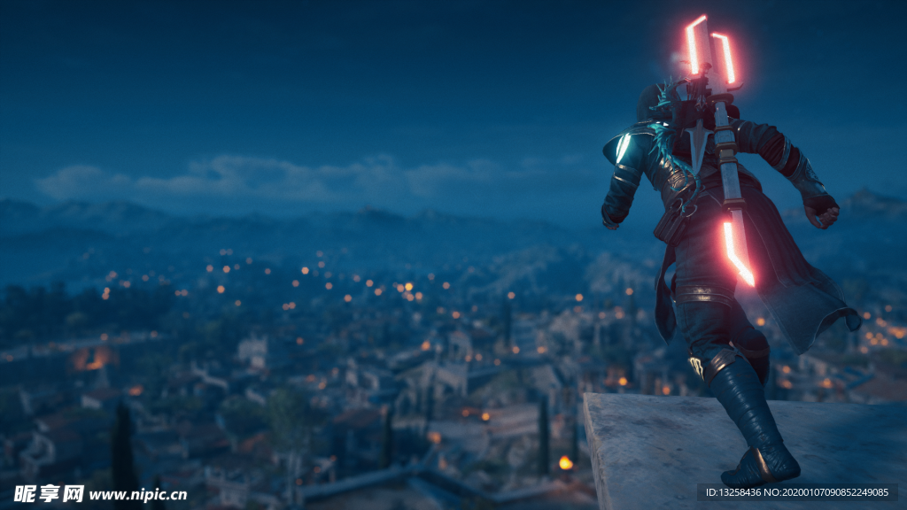 彩色卡通动漫人物背景