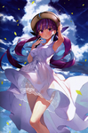 彩色人物插画动漫背景