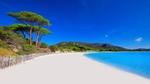 群山海洋沙滩天空风景