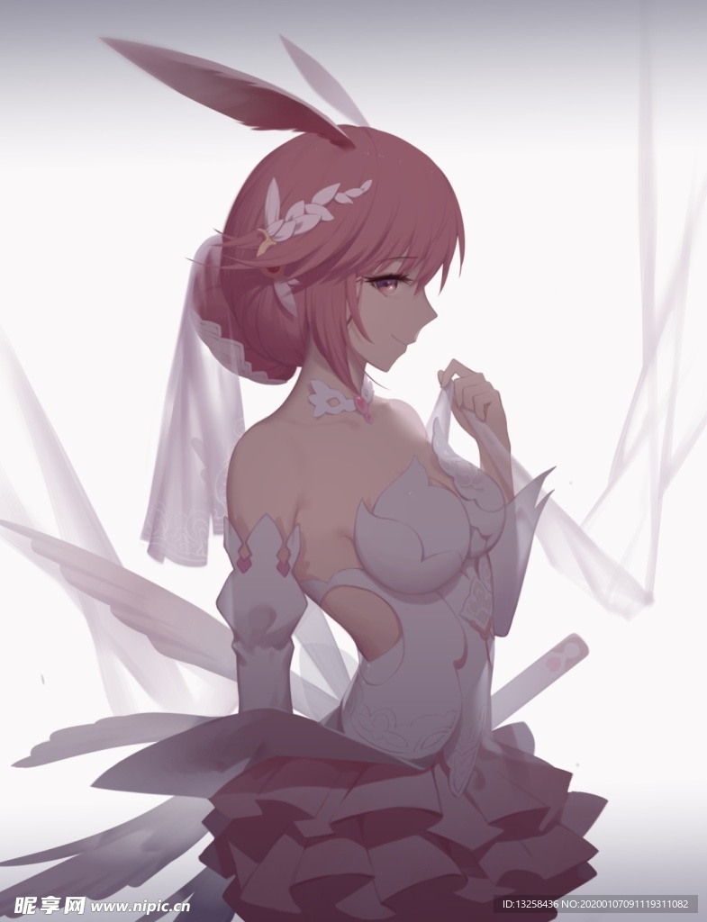 彩色人物插画动漫背景
