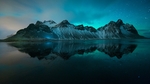 群山湖泊夜景星光风景