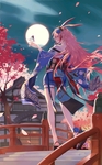 彩色人物插画动漫背景