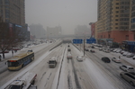 东北雪地道路