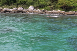 礁石海岸线