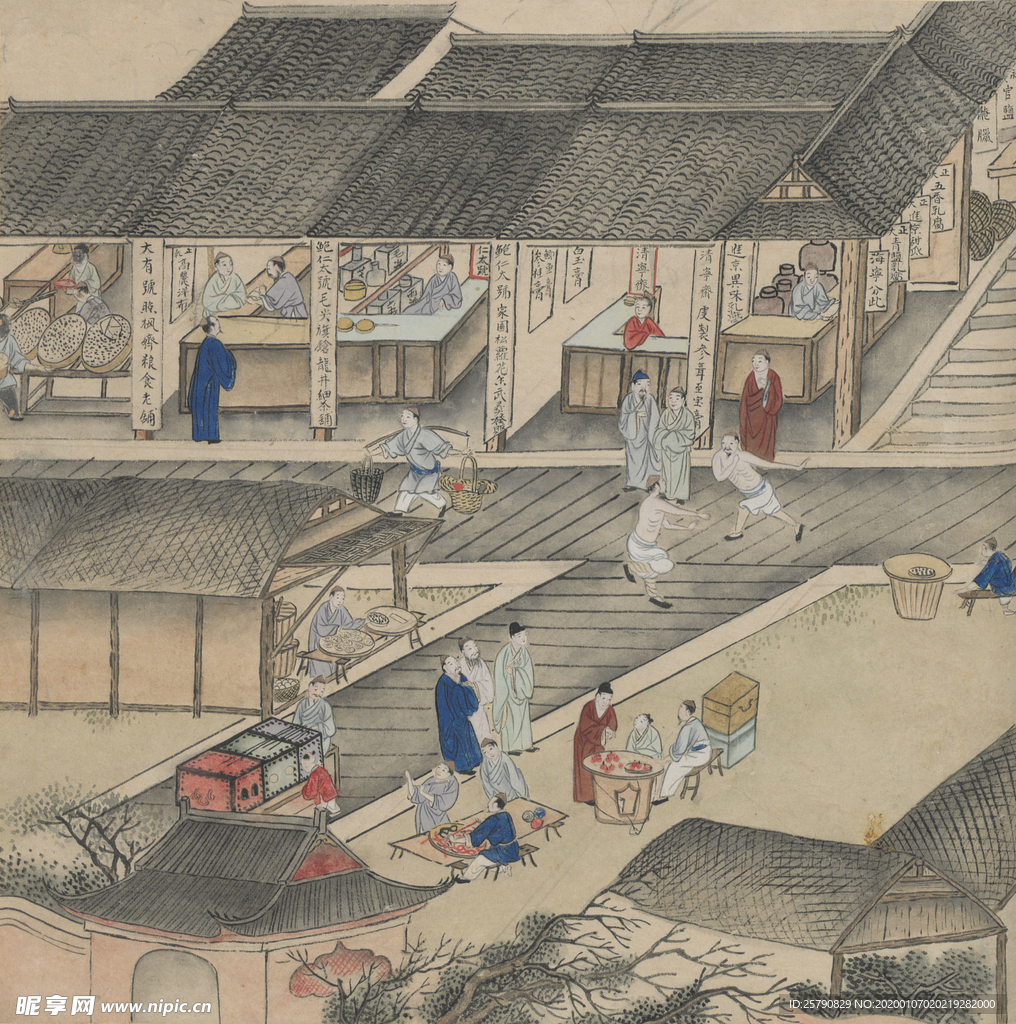 古代市井人物